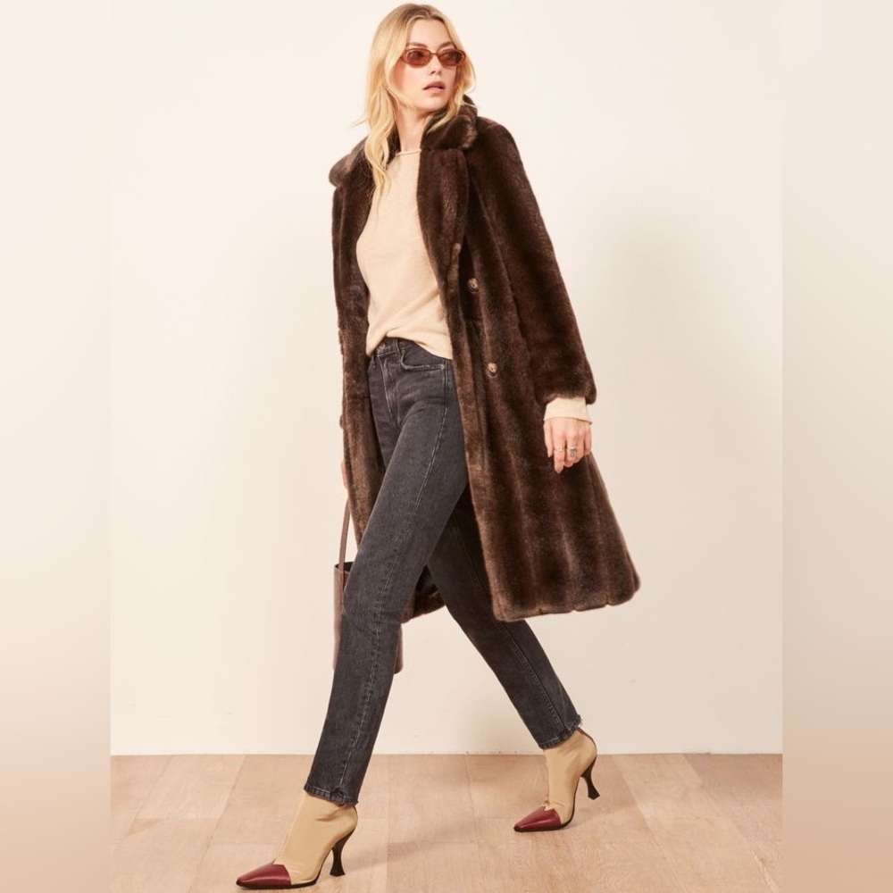 Reformation Hank Coat in XS